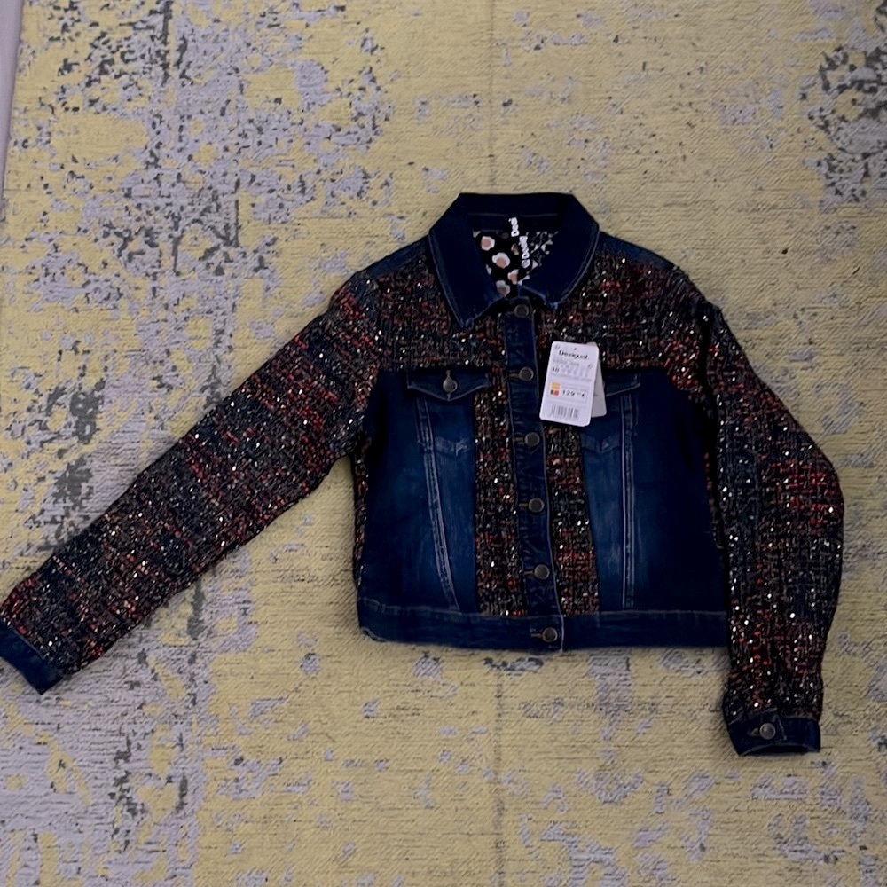 Desigual denim jacket NWT